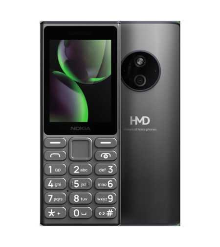 טלפון סלולרי תומך כשר נוקיה NOKIA 125 4G (2024) - עם מצלמה - תומך 2 כרטיסי סים Dual SIM - צבע אפור