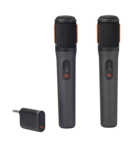 סט מיקרופונים אלחוטיים דיגיטליים JBL PartyBox Wireless Mic