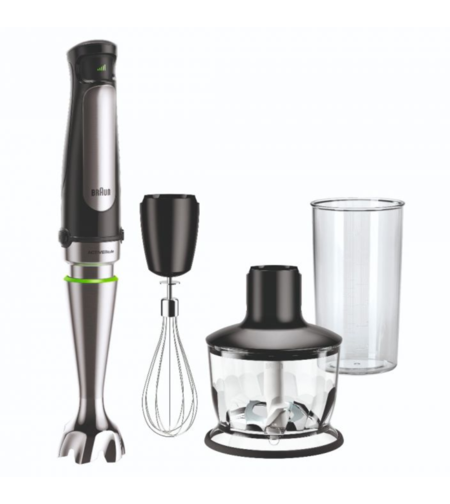 מוט בלנדר 1000W כולל אביזרים בראון Braun MultiQuick 7 MQ7035X ACTIVEBlade - שנתיים אחריות יבואן רשמי