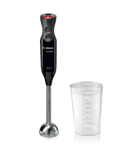 מוט בלנדר 1000W נירוסטה בוש BOSCH ErgoMixx MS6CB6110 - שנתיים אחריות יבואן רשמי