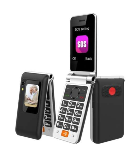 טלפון סלולרי למבוגרים סליידר SLIDER W80 4G - צבע שחור - שנה אחריות יבואן רשמי