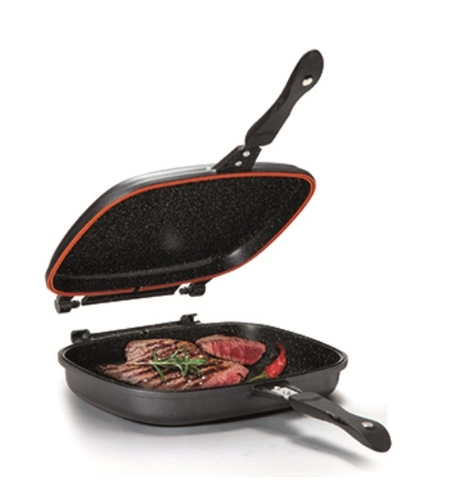 מחבת גריל כפולה ומתפרקת 32 ס