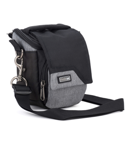 נרתיק למצלמה עם רצועת כתף ThinkTank Mirrorless Mover 5 Camera Bag - כולל כיסוי גשם מובנה - יבואן רשמי 5 שנות אחריות - צבע אפור / שחור