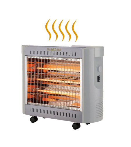 תנור חימום קוורץ 2700W גולד ליין Gold Line ATL-3250 - שנתיים אחריות
