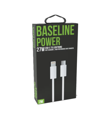 כבל טעינה בייס ליין BASELINE TYPE-C - TYPE-C 2M 60W באורך 2 מטר