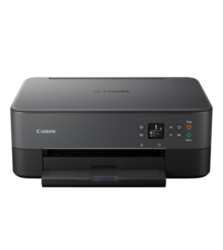 מדפסת הזרקת דיו צבעונית קנון Canon PIXMA TS5350I - יבואן רשמי - צבע שחור