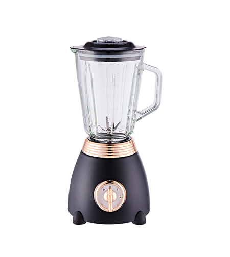 בלנדר זכוכית בנפח 1.5 ליטר 500W גולד ליין Gold Line Salvador ATL-5860B - שנתיים אחריות יבואן רשמי - צבע שחור