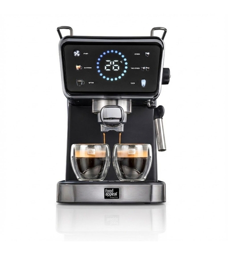 מכונת קפה אספרסו 5 ב-1 1350W קפה טחון \ קפסולות נספרסו NESPRESSO פוד אפיל Food appeal - יבואן רשמי