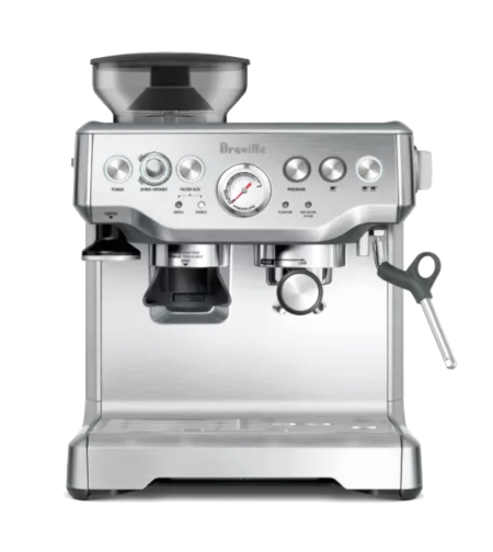 מכונת קפה טוחנת ברוויל Breville Barista Express BES870 - צבע נירוסטה - יבואן רשמי