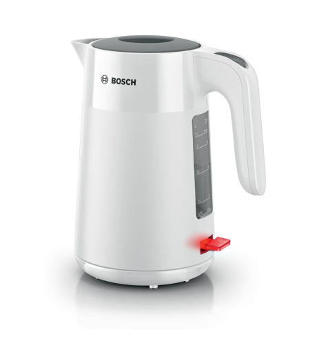 קומקום חשמלי 2400W בוש BOSCH MyMoment TWK2M161 - צבע לבן יבואן רשמי
