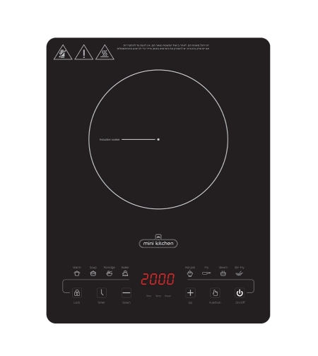 כירה חשמלית אינדוקציה קרמית מיני קיטשן Mini Kitchen MK-868