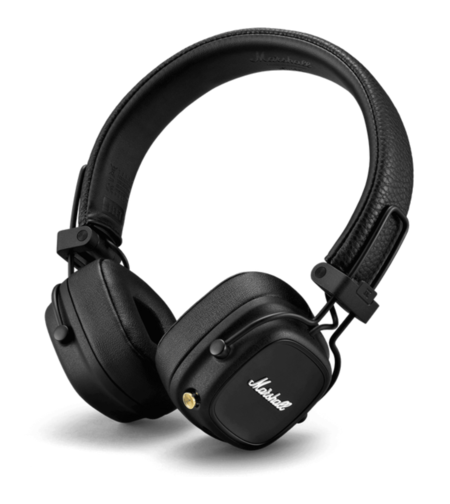 אוזניות אלחוטיות מרשל Marshall Major IV - צבע שחור