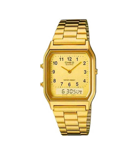 שעון יד משולב דיגיטלי ואנלוגי קסיו CASIO AQ-230GA-9BMQ