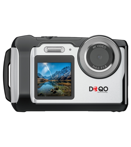 מצלמה דיגיטלית עם מסך קדמי מוגנת למים דוקו DOQO PIXEL PRO