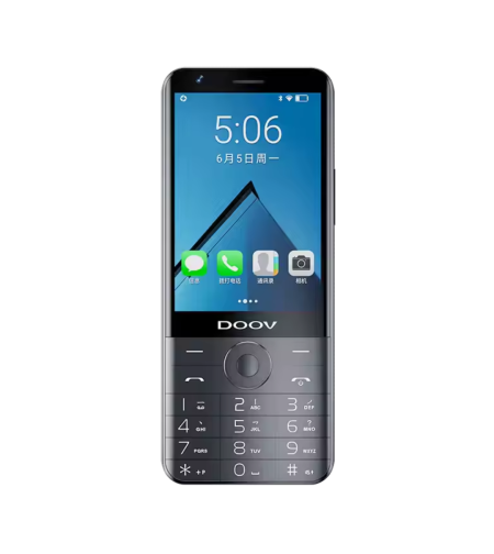 טלפון סלולרי חצי טאצ' תומך כשר DOOV R17 PRO 64GB ROM 4GB RAM- כולל בחירת גרסה! יבואן רשמי! - צבע שחור