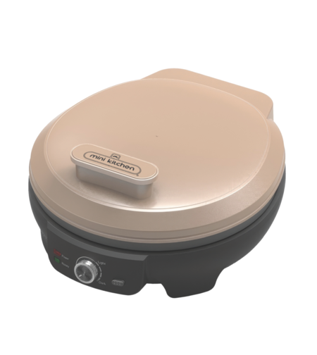 מיני קיטשן 2.0 - המכשיר להכנת פיצות מאפים ועוד Mini Kitchen 2.0 Pizza Maker - יבואן רשמי - צבע חום