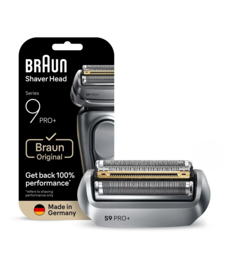 ראש למכונת גילוח סדרה 9 בראון BRAUN Shaver Head 96M for Series 9Pro + Plus - מקורי תוצרת גרמניה
