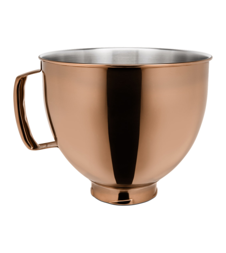 קערה למיקסר קיטשן אייד KitchenAid - נירוסטה בגימור נחושת קורנת