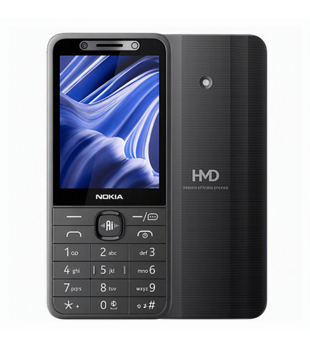 טלפון סלולרי תומך כשר נוקיה NOKIA 225 4G 2nd EDITION (2026) - עם מצלמה קדמית - תומך 2 כרטיסי סים Dual SIM - צבע אפור