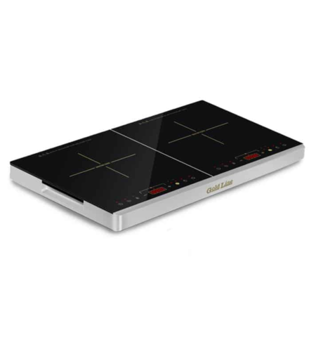 כירת אינדוקציה חשמלית זוגית 3100W גולד ליין Gold line ATL-812