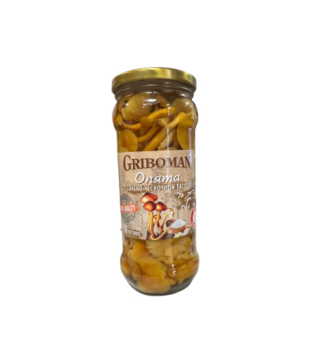 פטריות נמקו במי מלח עם שום