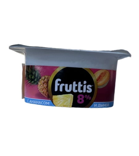 יוגורט 8% שומן בטעם אננס מלון