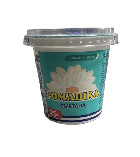 Сметана 25% «Ромашка»