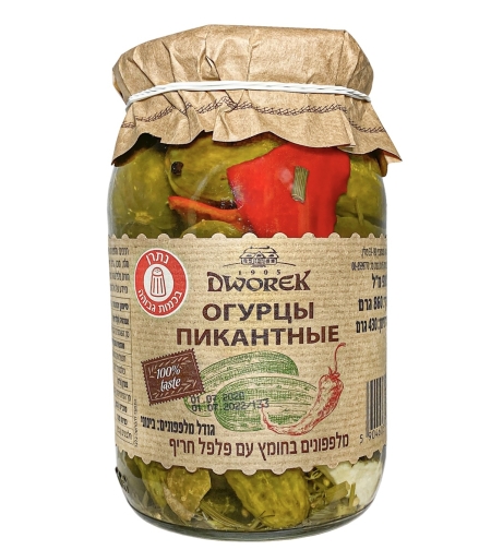 Огурцы маринованные пикантные