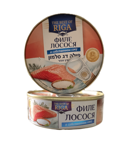 פילה דג סלמון במיץ טבעי