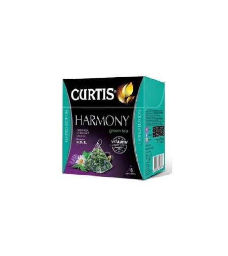 Curtis harmony зелёный чай 18 пирамидок