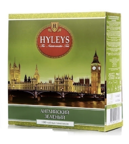 Hyleys English green tea 100