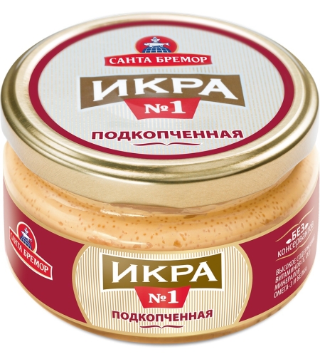 Икра деликатесная подкопченная