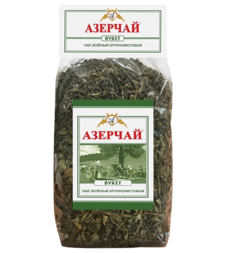 Азерчай рассыпной зелёный чай 200 гр