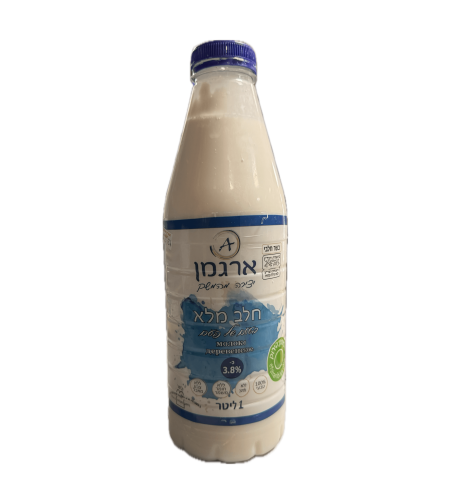חלב מלא מפוסטר 3.8%ֶשומן