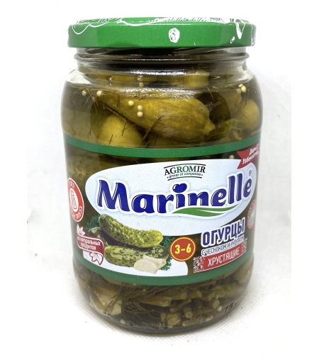 Огурцы маринованные с чесноком и укропом