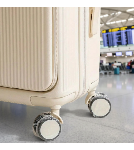 מגנים נגד אבק לגלגלי מזוודה 100 יחידות.