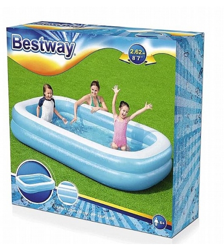 בריכה מלבנית מתנפחת לחצר 262X175X51 ס