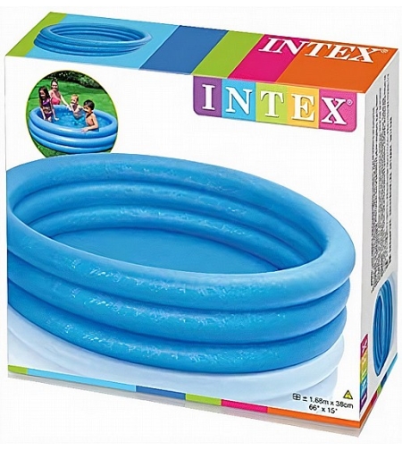 בריכה כחולה מתנפחת 168X38.