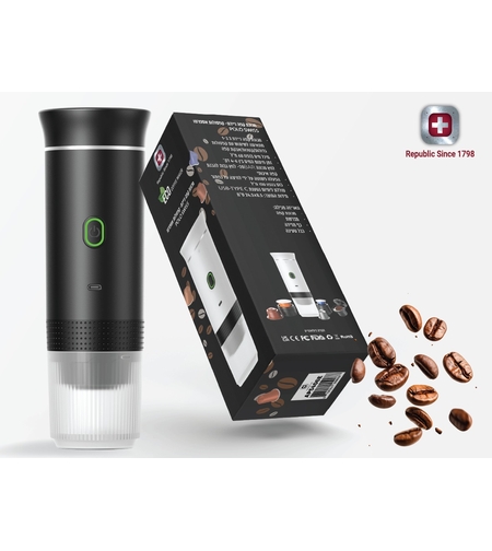 מכונת קפה אספרסו ניידת קפסולות אספרסו POLO SWISS.