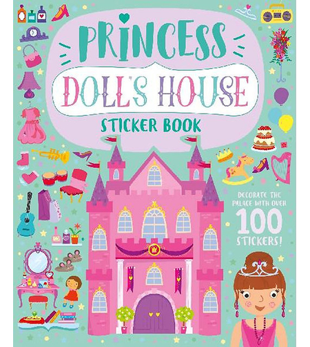 חוברת מדבקות בית בובות - נסיכות!