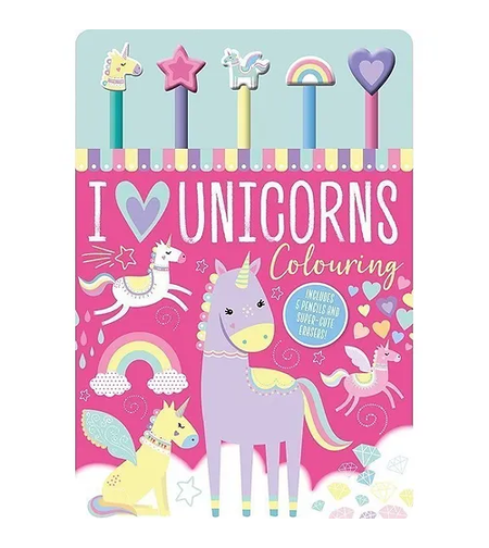 סט הצביעה המושלם! עפרונות, מחקים וחוברת צביעה