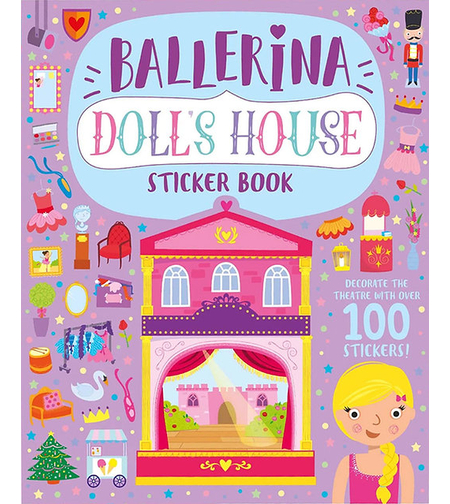 חוברת מדבקות בית בובות - בלרינות!