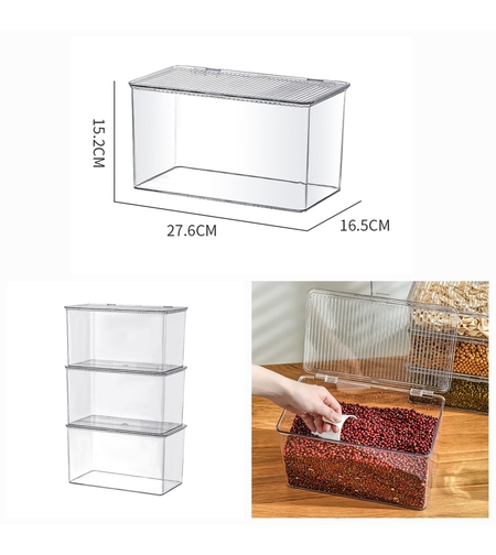 קופסאת אחסון עם מכסה -גבוהה