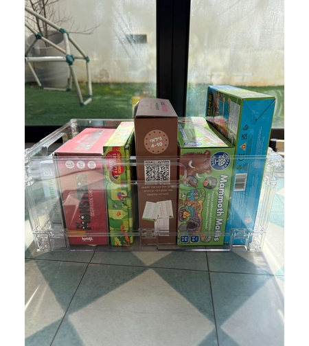 ארגז אחסון (L) אקרילי גדול ומעולה למשחקים