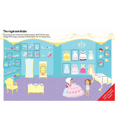 555 מדבקות ארמון נסיכות