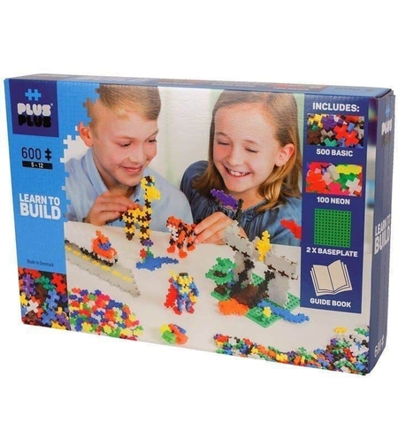 פלוס פלוס- 600 חלקים בשילוב המטריף צבעי בייסיק וניאון