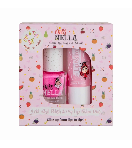 מארז כייפי שפתון ולק Honey Bunny & Watermelon Popsicle