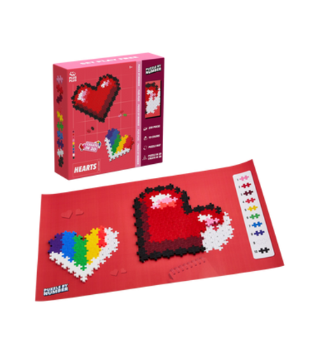 פלוס פלוס- פאזל בונים לבבות 250 חלקים