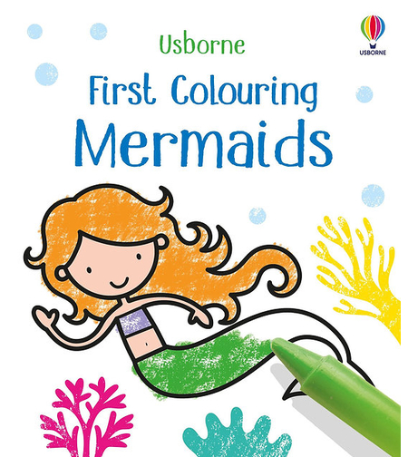 חוברת צביעה ראשונה- בנות ים!