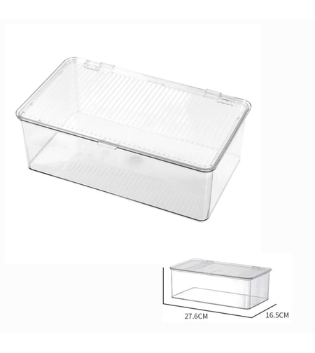 קופסאת אחסון עם מכסה - גבוהה יותר